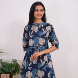 Midnight blue cotton co-ords set