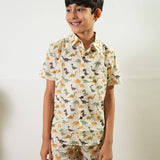 Dinosaur cotton co-ords set