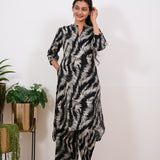 Feathers cotton co-ords set