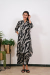 Feathers cotton co-ords set