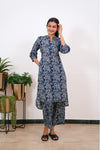 Midnight blue cotton co-ords set