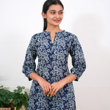 Midnight blue cotton co-ords set