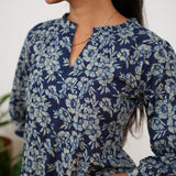 Midnight blue cotton co-ords set