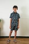 Indigo elephant cotton co-ords set