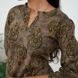 Chocolate cotton co-ords set