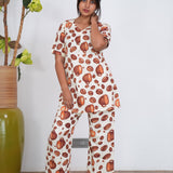 Coffee cotton lounge sleep wear