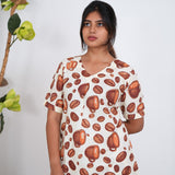 Coffee cotton lounge sleep wear