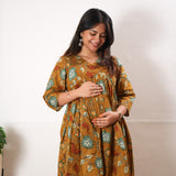 Bronze cotton maternity nursing Comfies