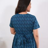 Ocean cotton midi dress