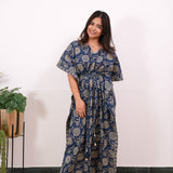 Ocean pure cotton kaftan