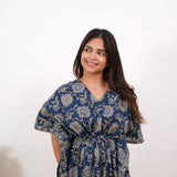 Ocean pure cotton kaftan