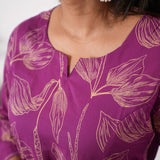 Orchid cotton co-ords set
