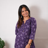 Violet cotton co-ords set