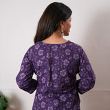 Violet cotton co-ords set
