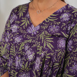 Purple pomegranate cotton Comfies