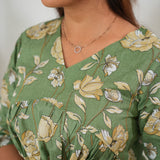 Pista green cotton comfies