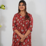Rust orange pomegranate cotton comfies