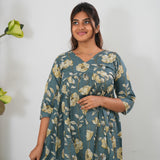 Marble blue cotton comfies