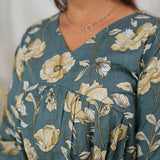 Marble blue cotton comfies