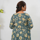Marble blue cotton comfies