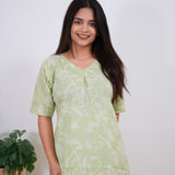 Pistachio cotton lounge sleep wear