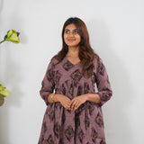Magenta tie and dye cotton comfies