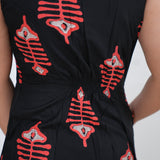 Pisces cotton shirt dress(attached sleeves)