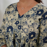 Grey and blue cotton comfies