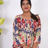 Multicoloured crepe co-ords set
