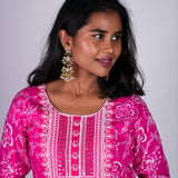 Orchid anarkali kurta