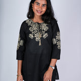 Ebony cotton short kurti