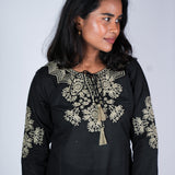 Ebony cotton short kurti