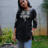 Ebony cotton short kurti