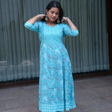 Peony anarkali kurta