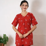 Lounge sleep wear- Rust orange