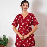 Lounge sleep wear-Red
