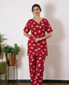 Lounge sleep wear-Red