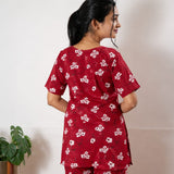 Lounge sleep wear-Red