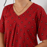 Lounge sleep wear- Deep red