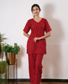 Lounge sleep wear- Deep red