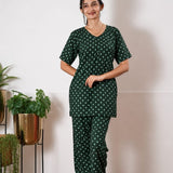 Lounge sleep wear-Forest green