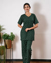 Lounge sleep wear-Forest green