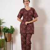 Lounge sleep wear-Chocolate