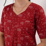 Lounge sleep wear- Red stripes