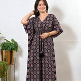 Onyx spade cotton kaftan