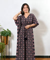 Onyx spade cotton kaftan