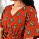 Tangerine butta cotton kaftan