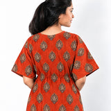 Tangerine butta cotton kaftan