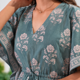 Cloud cotton kaftan