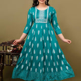 Hyacinth anarkali kurta